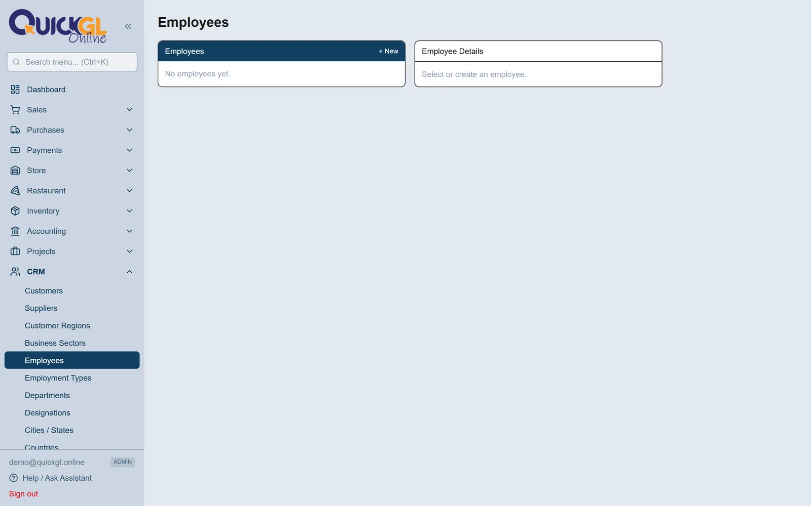 Add the employee